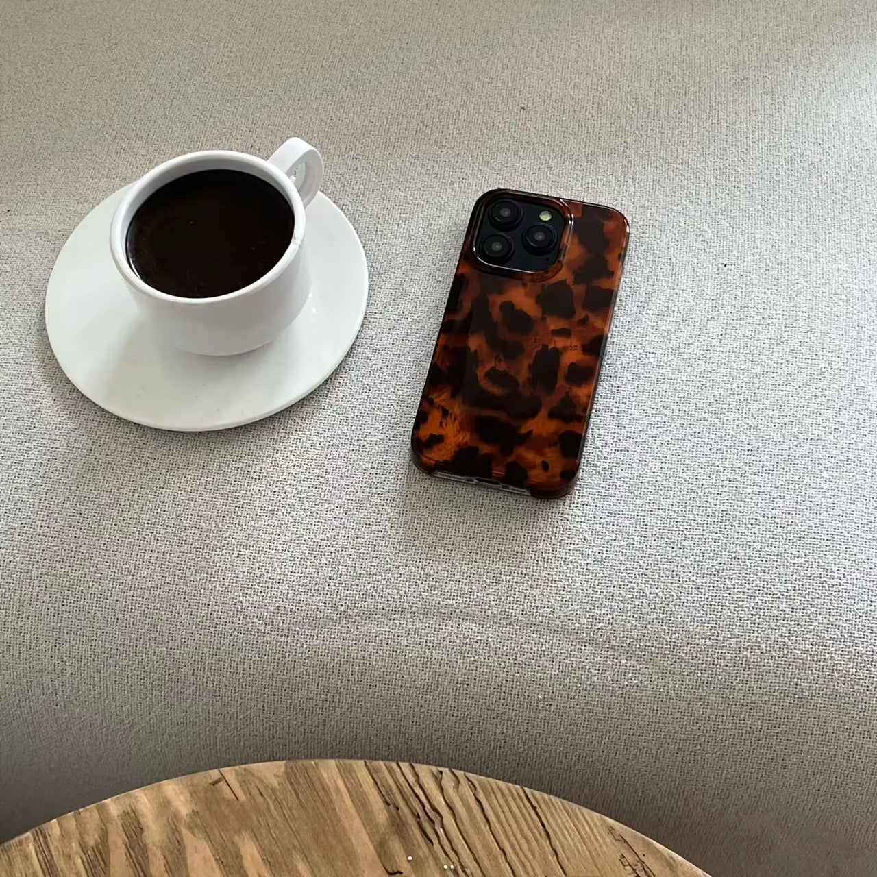 Brown Black Silver Laser Pre-Order iPhone Case