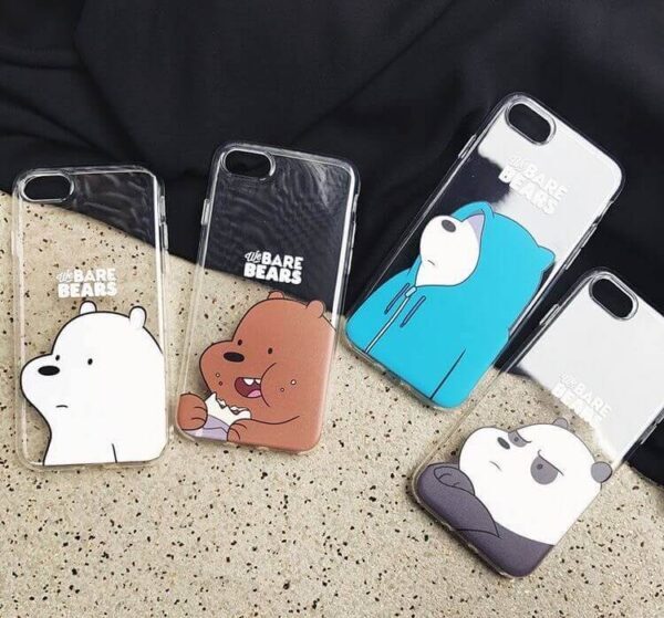 We Bare Bears Transparent Custom Slim Soft Cases