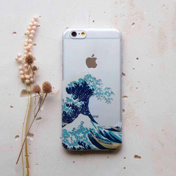 Hokusai The Wave Off Custom Slim Soft Cases