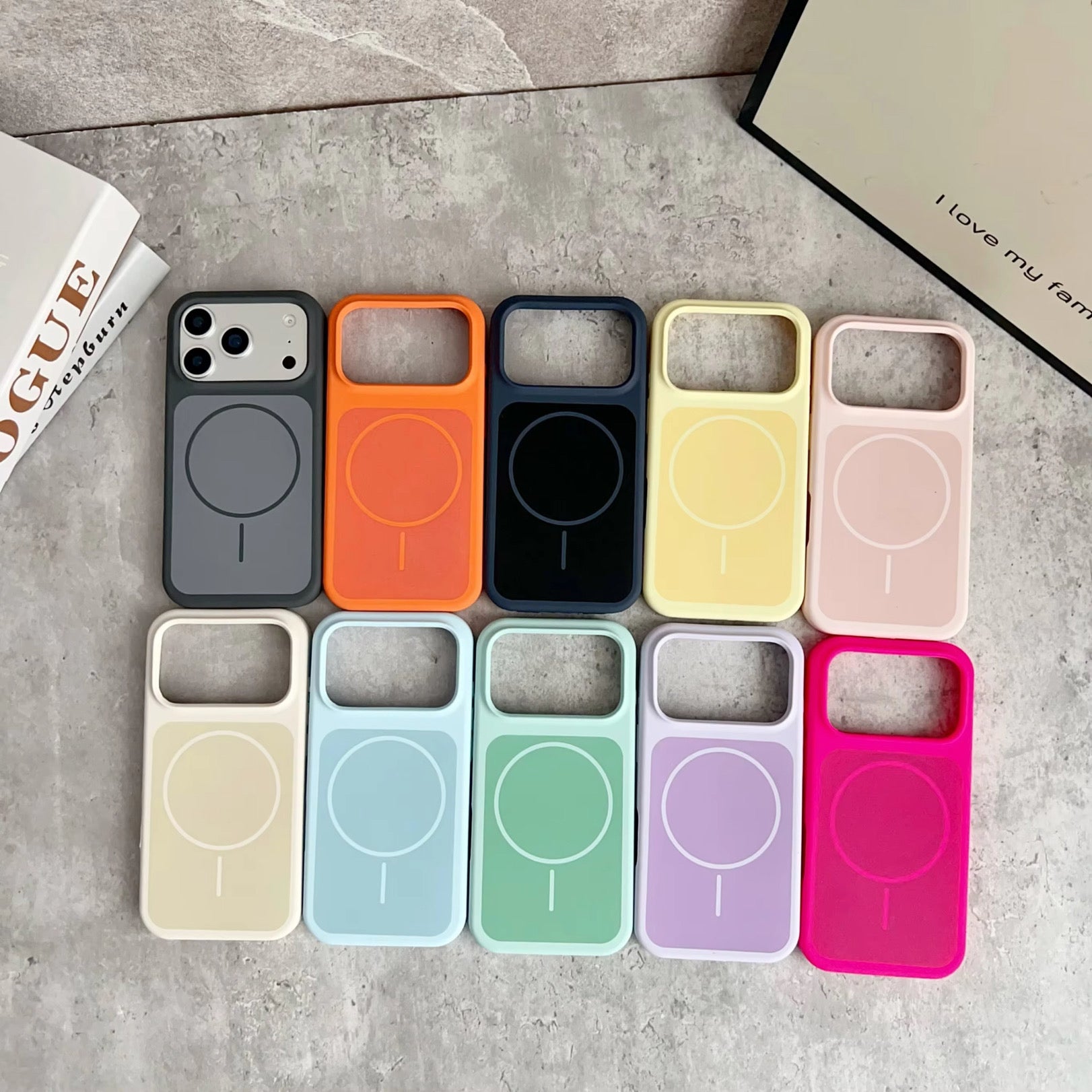 Double Layer Magsafe Liquid Silicone Pre-Order Magnetic iPhone Case