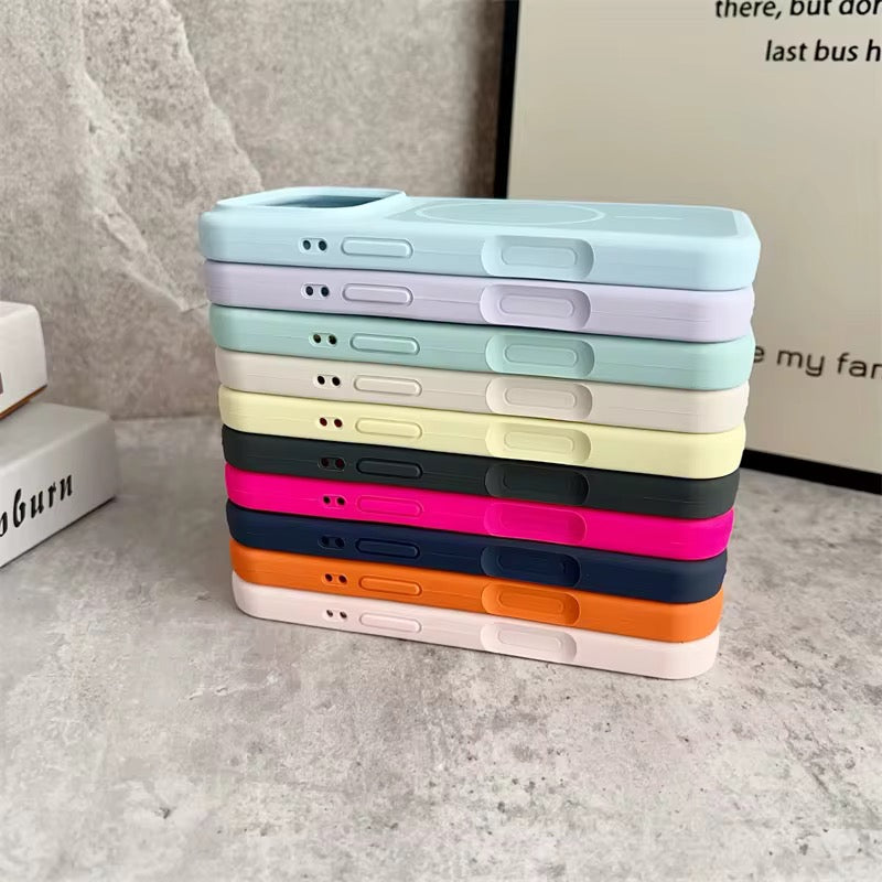 Double Layer Magsafe Liquid Silicone Pre-Order Magnetic iPhone Case