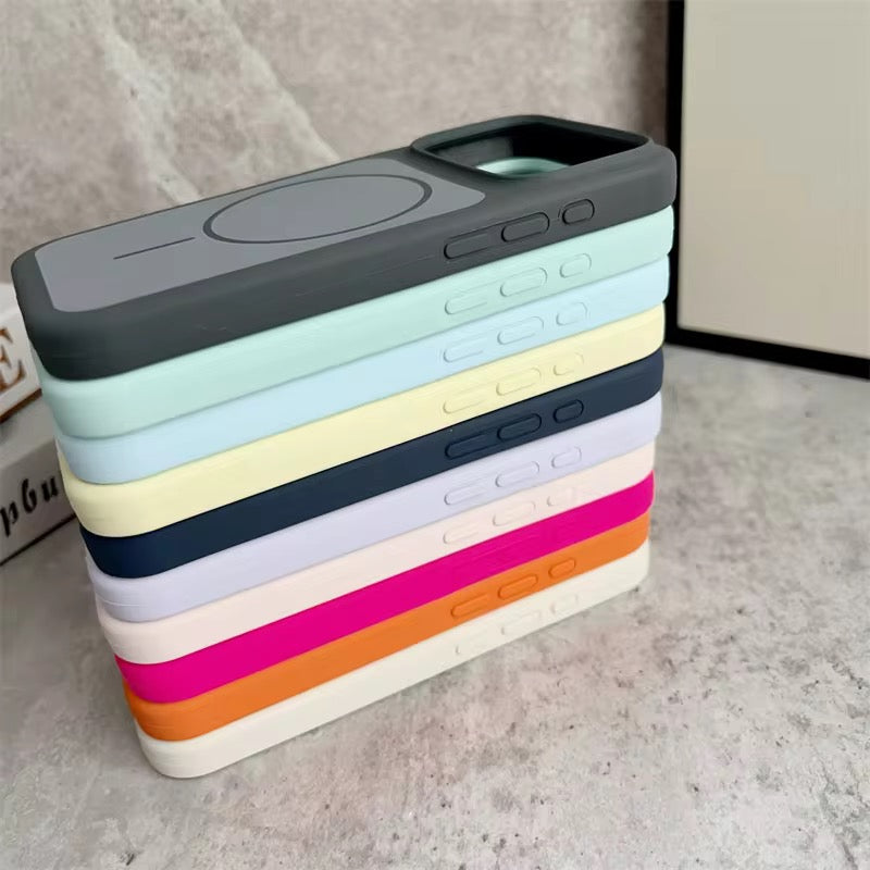 Double Layer Magsafe Liquid Silicone Pre-Order Magnetic iPhone Case