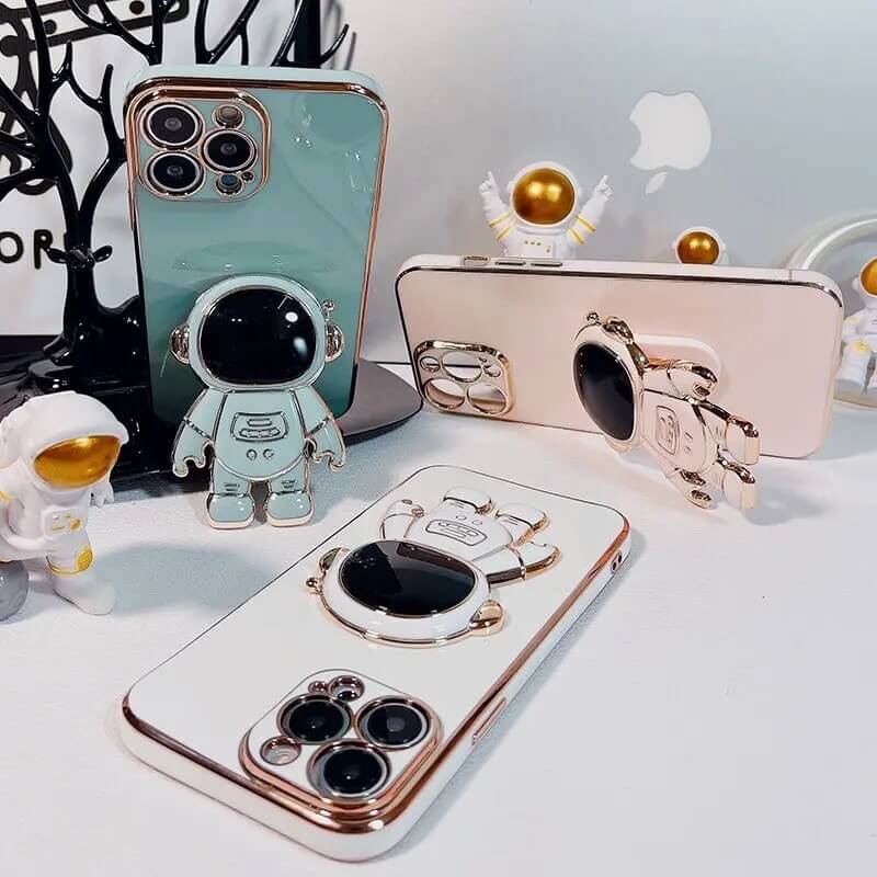 Astronaut Luxury 3D Phone Holder Soft Cases