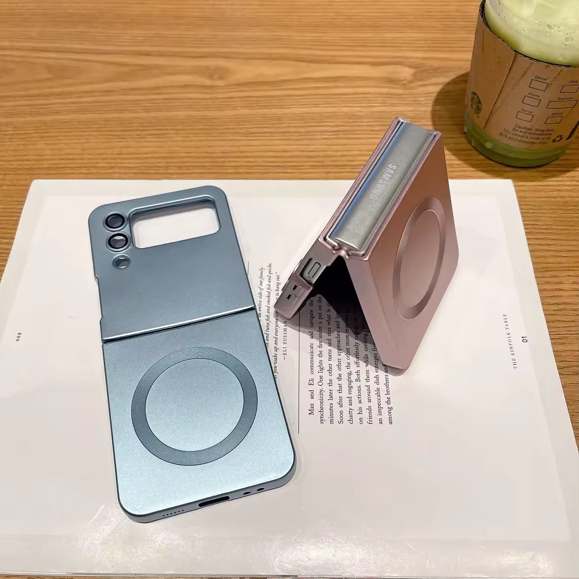 Magnetic Wireless Charging Samsung Z Flip Soft Case