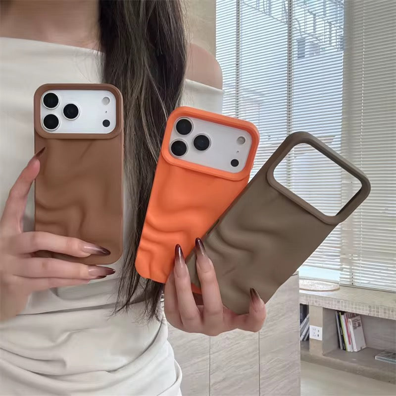 Wavy Texture Subtle Shades iPhone Pre-Order Ripple Silicone Case