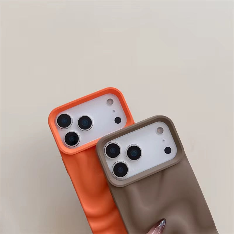 Wavy Texture Subtle Shades iPhone Pre-Order Ripple Silicone Case