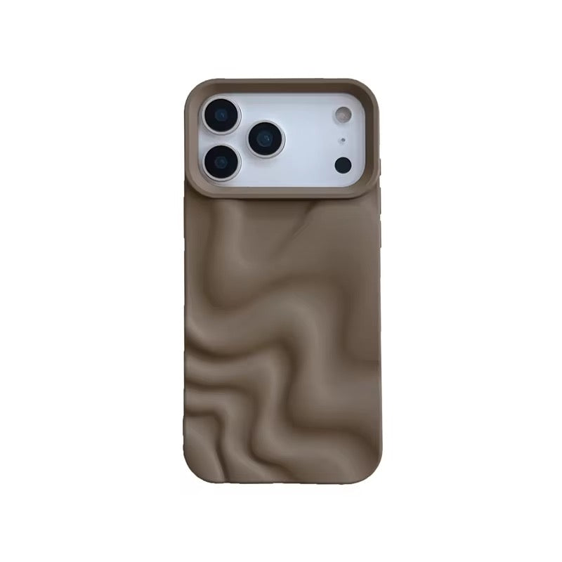 Wavy Texture Subtle Shades iPhone Pre-Order Ripple Silicone Case