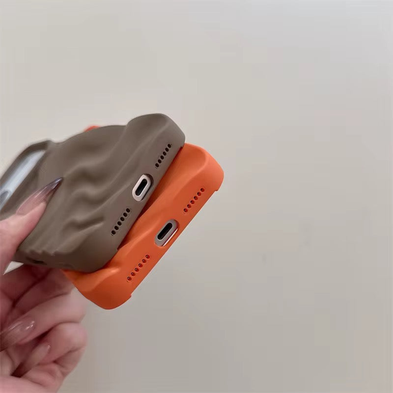 Wavy Texture Subtle Shades iPhone Pre-Order Ripple Silicone Case