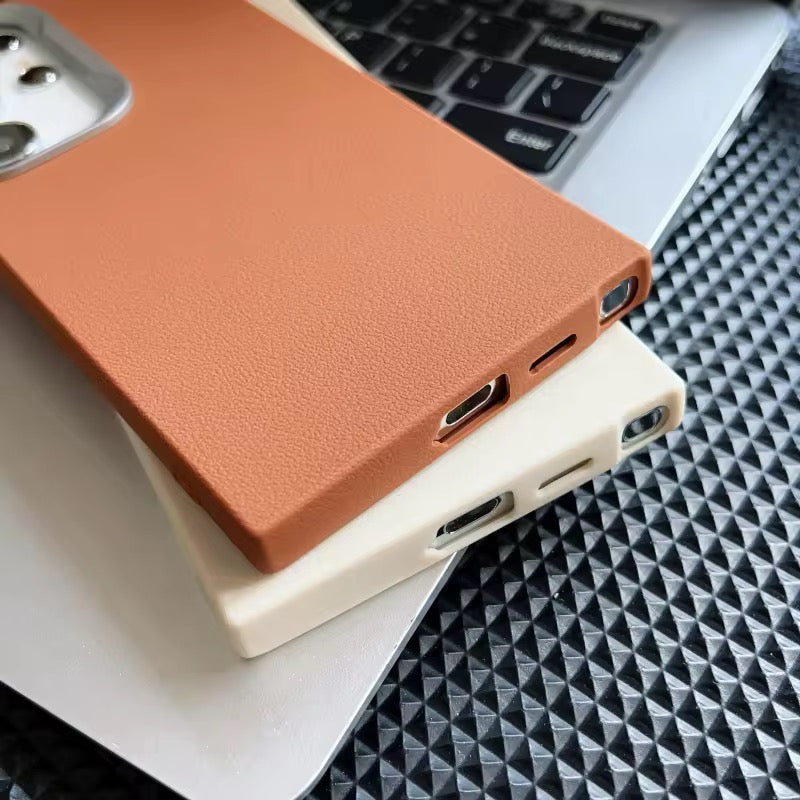 Ultra Thin Leather Soft Silicone Samsung S & A Series Soft Case