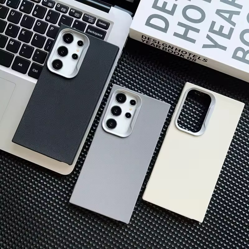 Ultra Thin Leather Soft Silicone Samsung S & A Series Soft Case