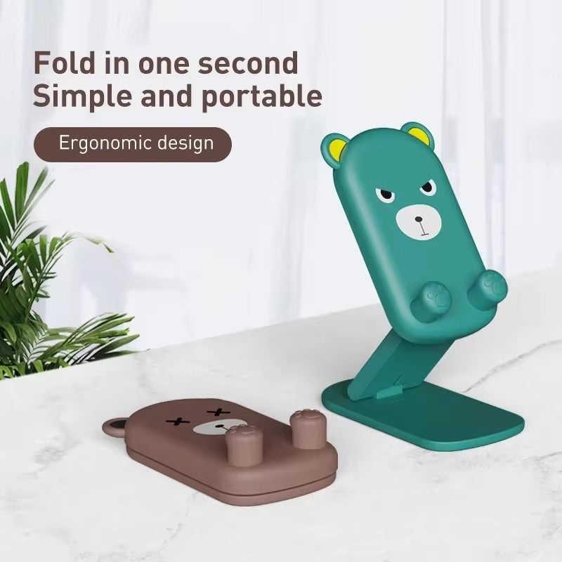 Kawaii Cute Cartoon Portable Table Desktop Phone Holder Stand