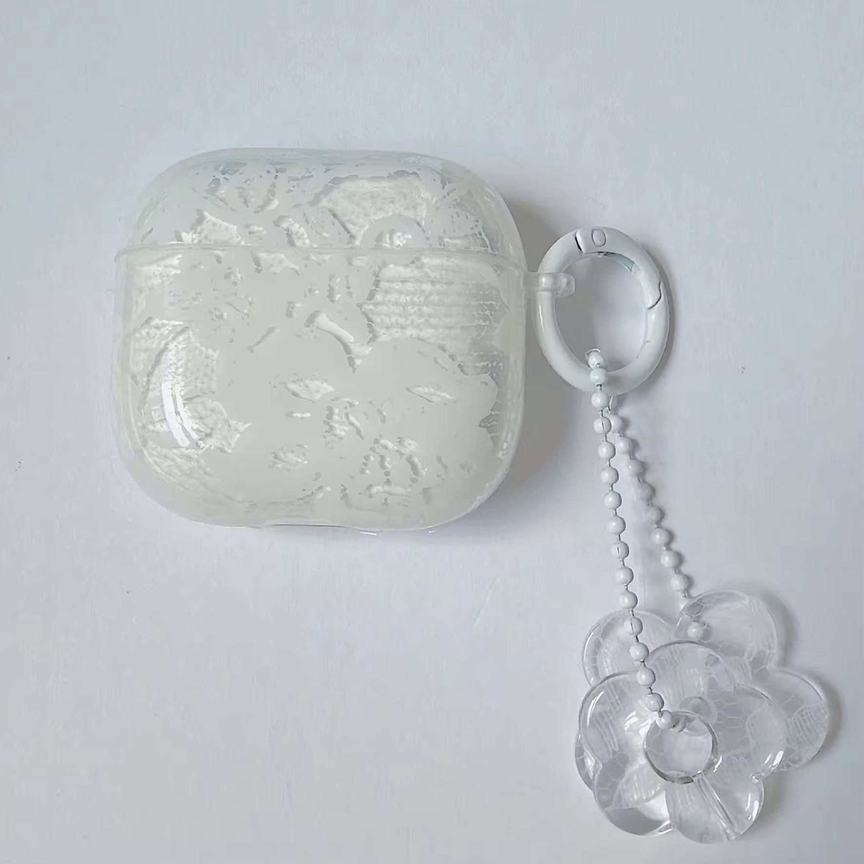 Luxury Lace Airpod Pre-Order Case With Ring