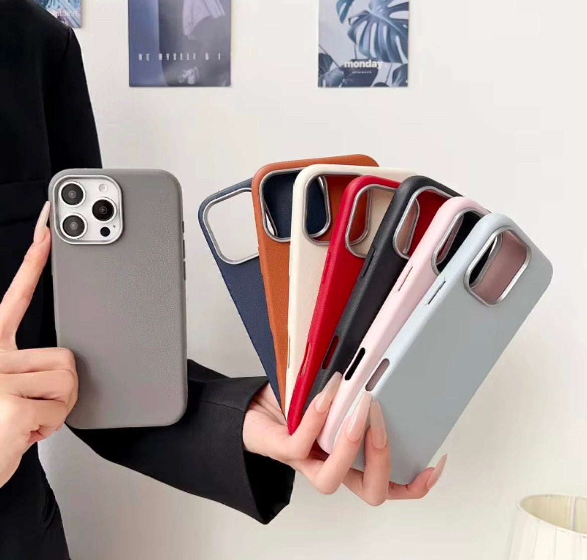 Ultra Thin Leather Soft Silicone iPhone Soft Case