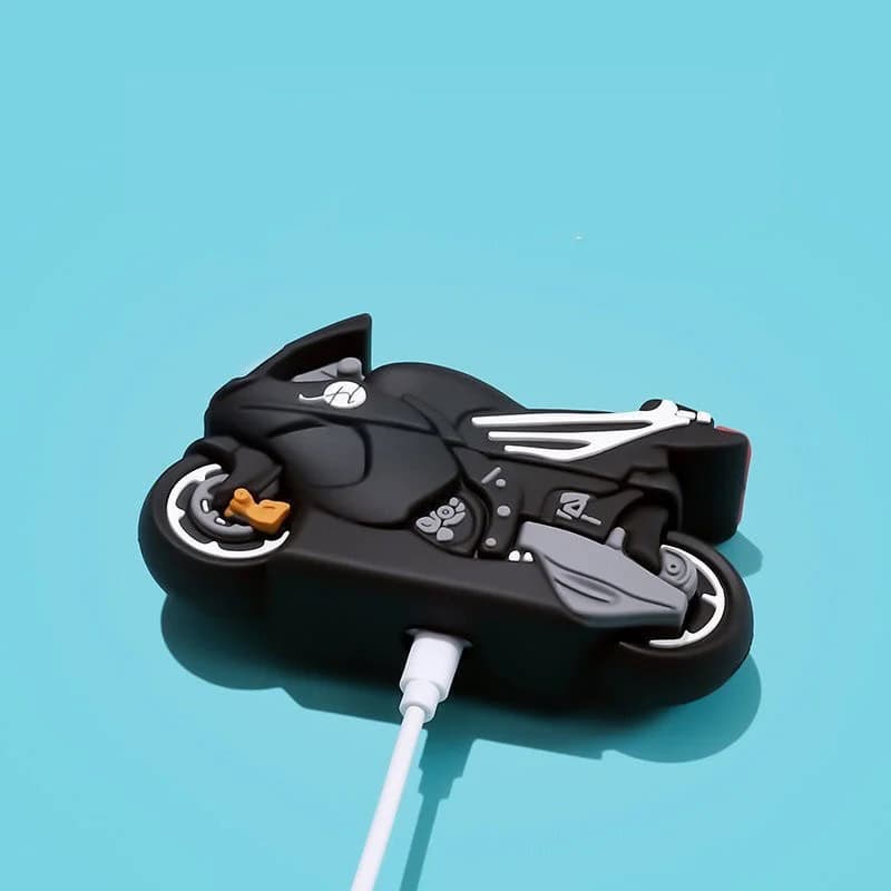 Motorcycle Bike Ridder Rubber Silicone Airpod Case