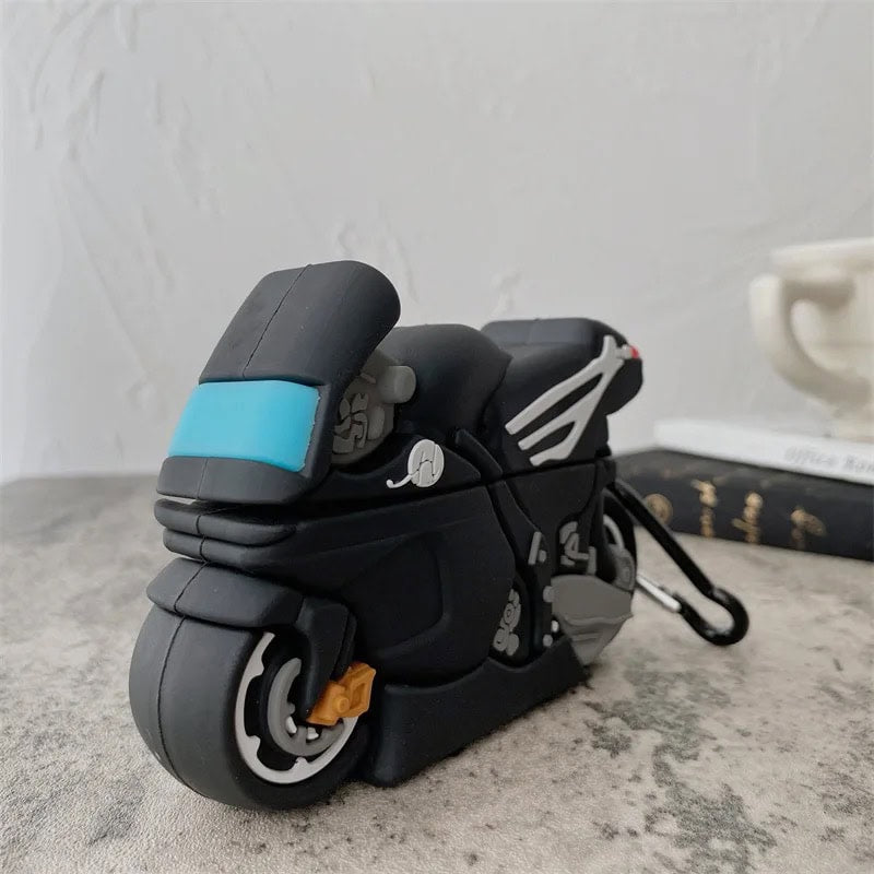 Motorcycle Bike Ridder Rubber Silicone Airpod Case