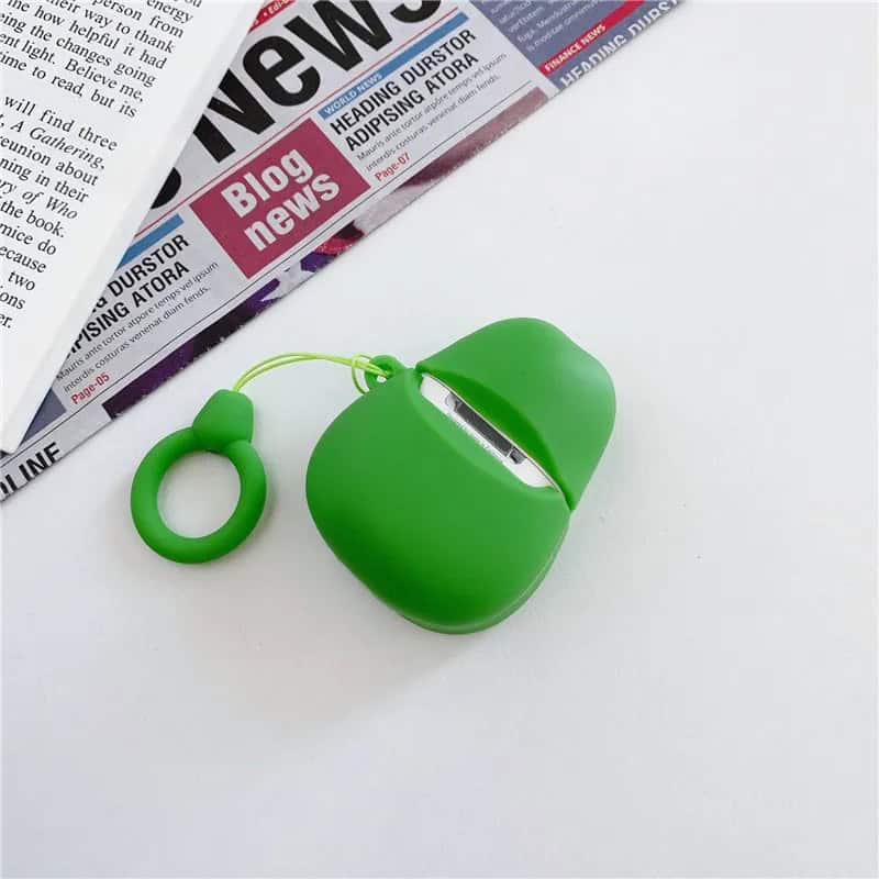 Avocado Rubber Silicone Airpod Case