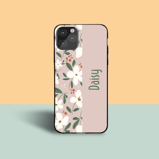 Just Flowers Custom Glossy Metal Bumper Case