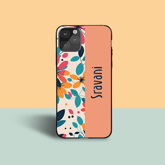 Beauty Blossom Custom Glossy Metal Bumper Case