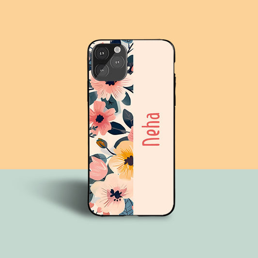 Petals Custom Glossy Metal Bumper Case