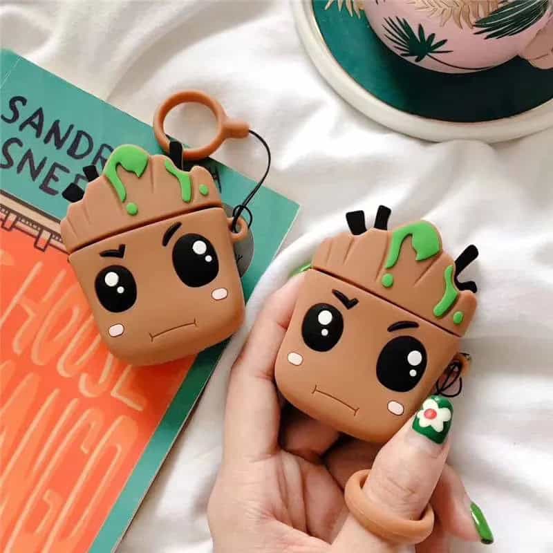 Groot Rubber Silicone Airpod Case