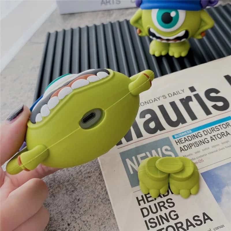 One Eye Monster Rubber Silicone Airpod Case