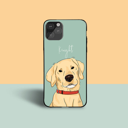 Pet Name Custom Glossy Metal Bumper Case