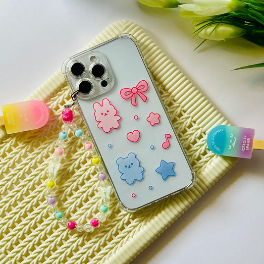 Bow Babe Transparent Custom Slim Soft Cases