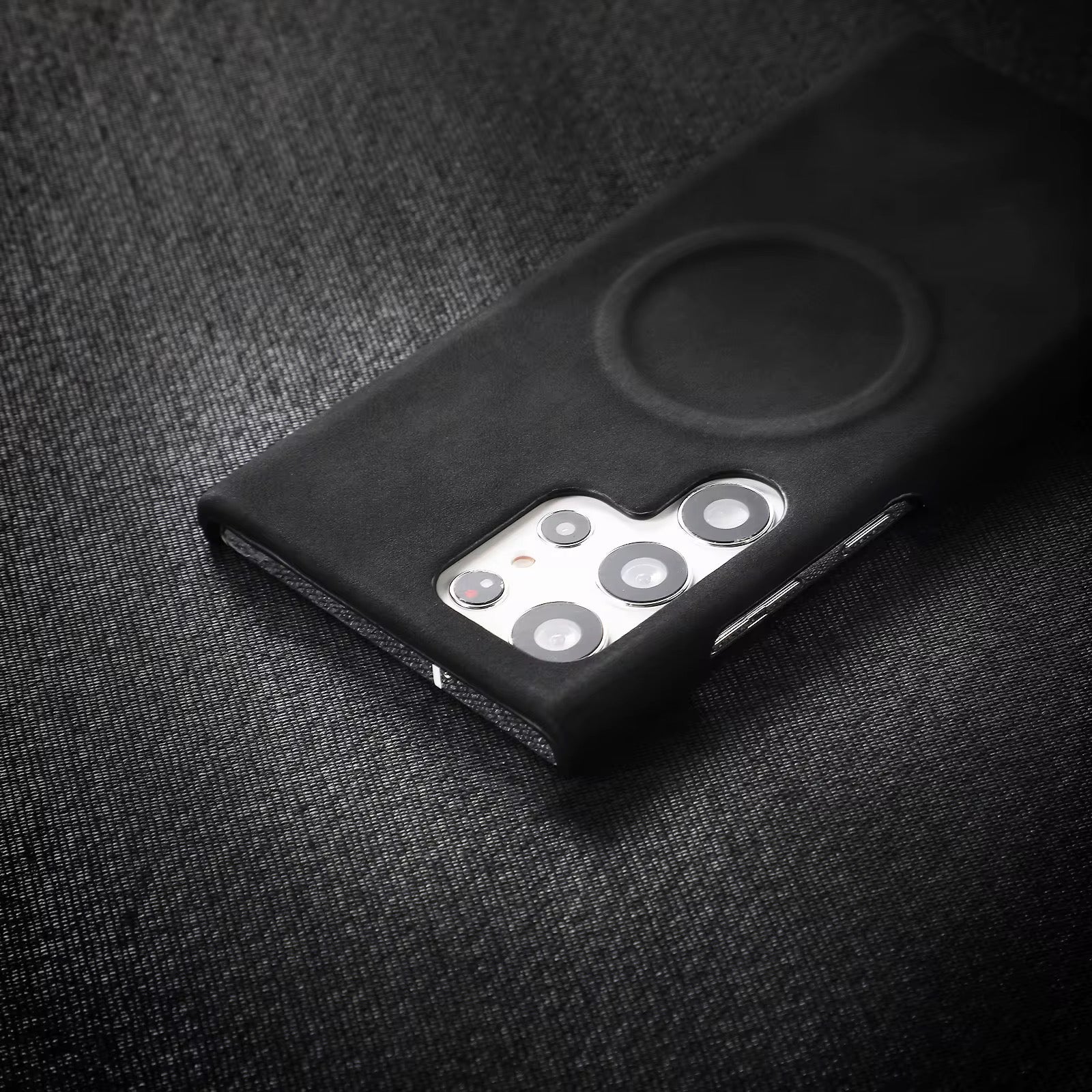 Samsung Premium Frosted Magsafe Leather Pre-Order Magnetic Case