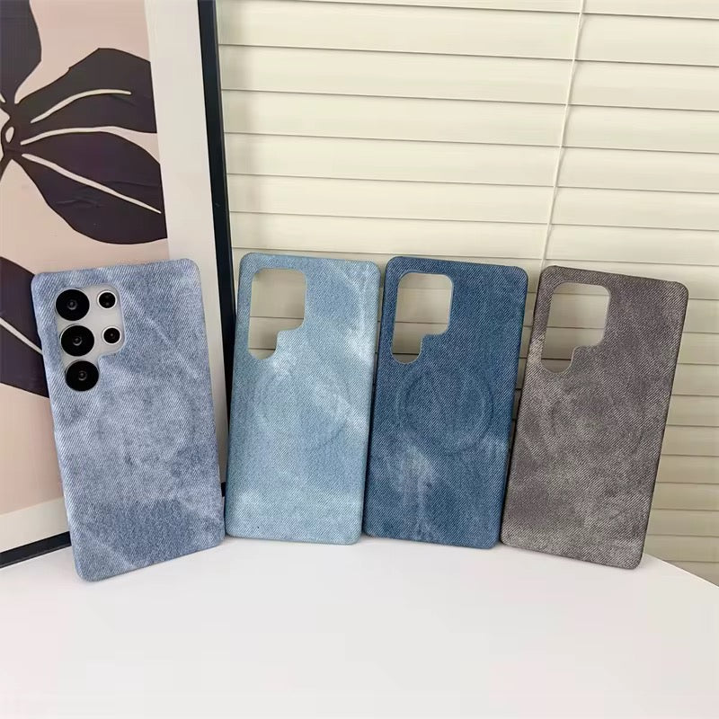 Samsung Magsafe Denim Fabric Pre-Order Magnetic Case