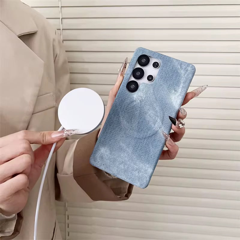 Samsung Magsafe Denim Fabric Pre-Order Magnetic Case