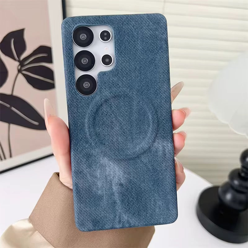 Samsung Magsafe Denim Fabric Pre-Order Magnetic Case