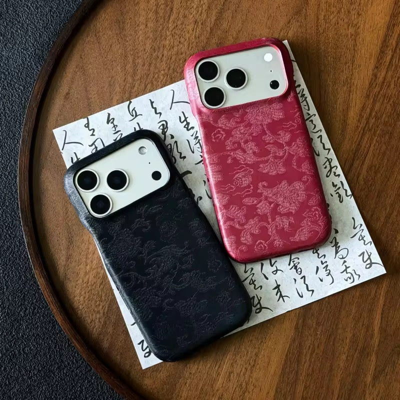Elegant Leather Texture Pre-Order iPhone Hard Case