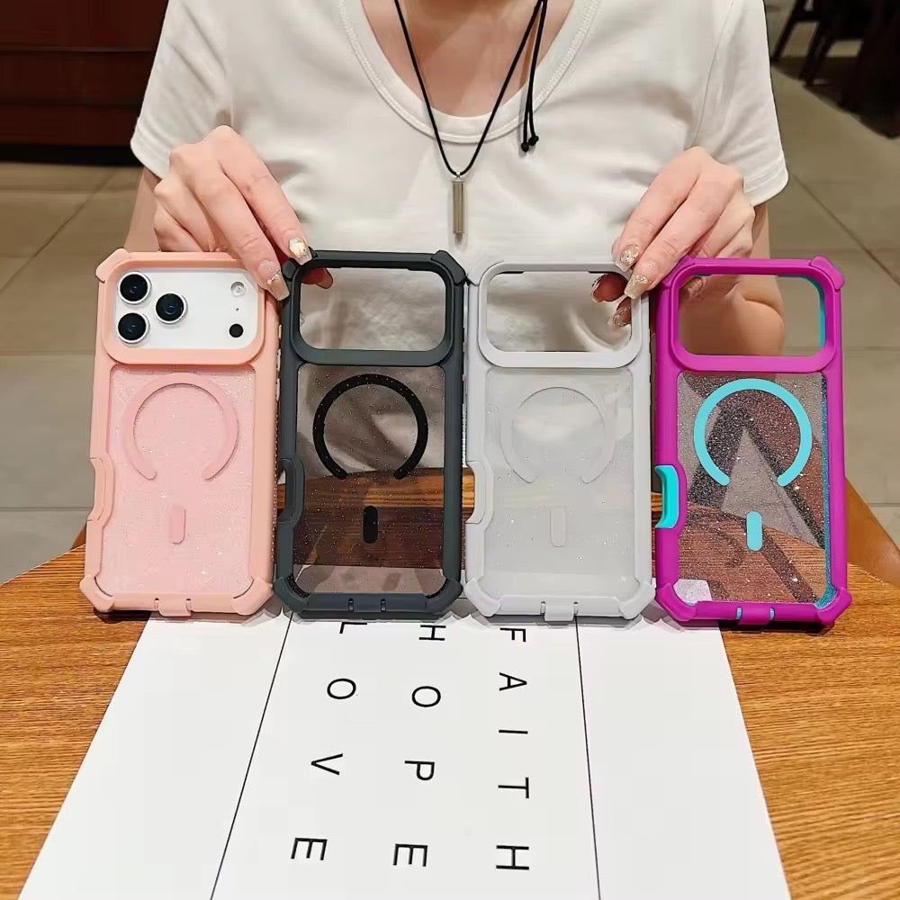 Trendy Anti Drop Bumper Magsafe Magnetic Transparent Shockproof Pre-Order iPhone Silicone Case