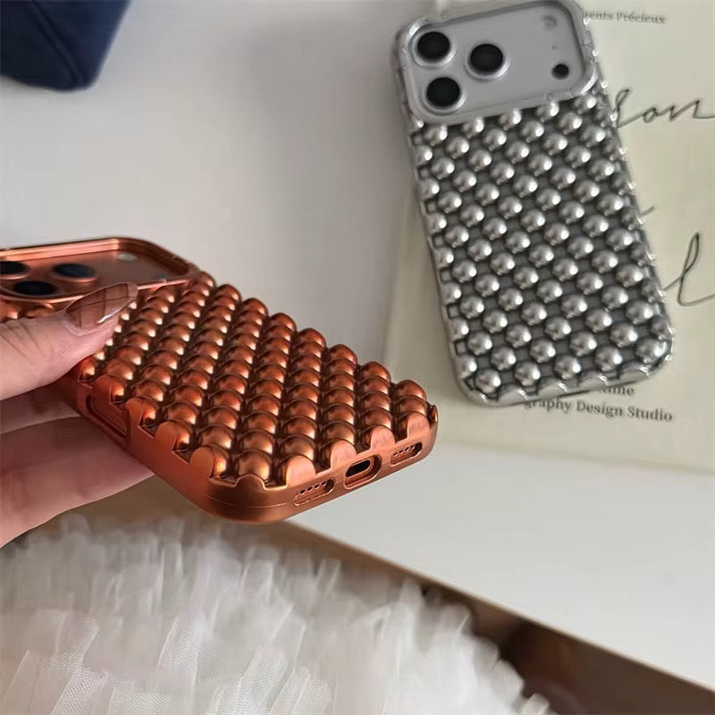 Cute Hollow Beads Shell Pre-Order iPhone Case