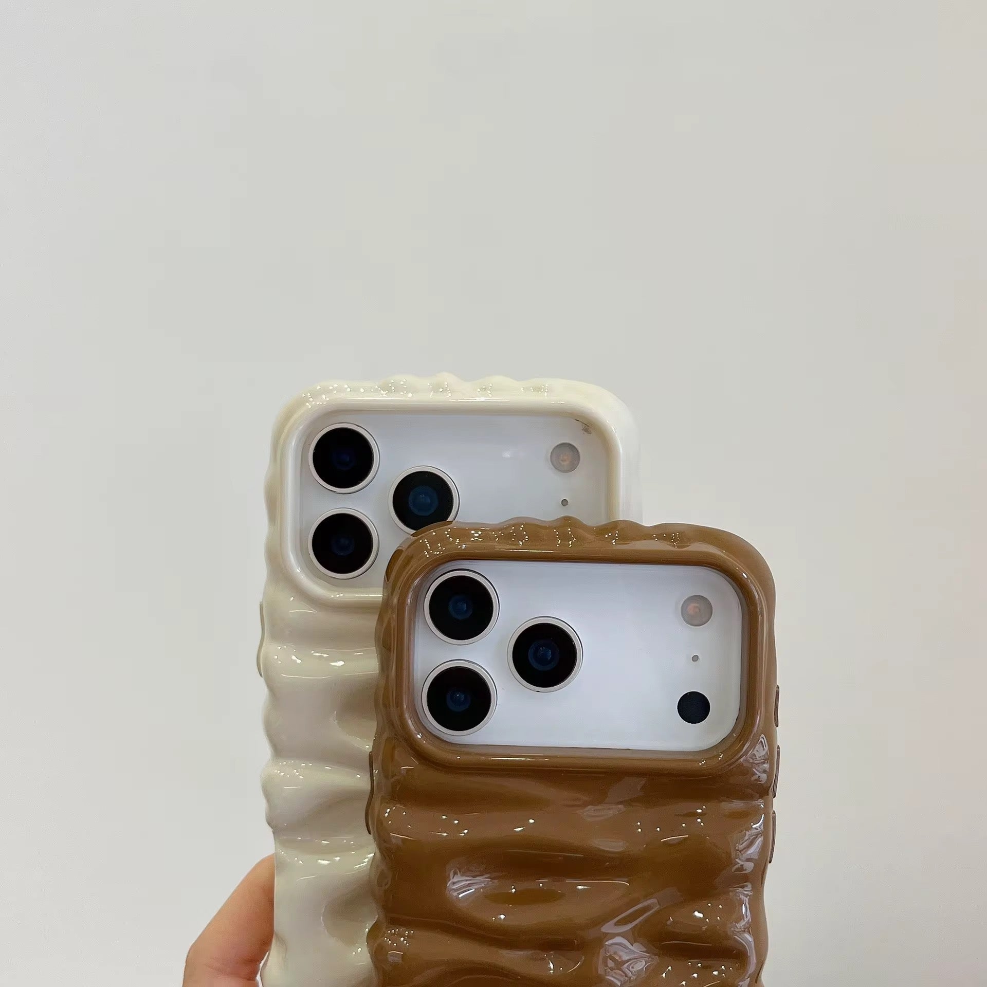 Subtle 3 Dimensional Pleated Glossy Pre-Order iPhone Case