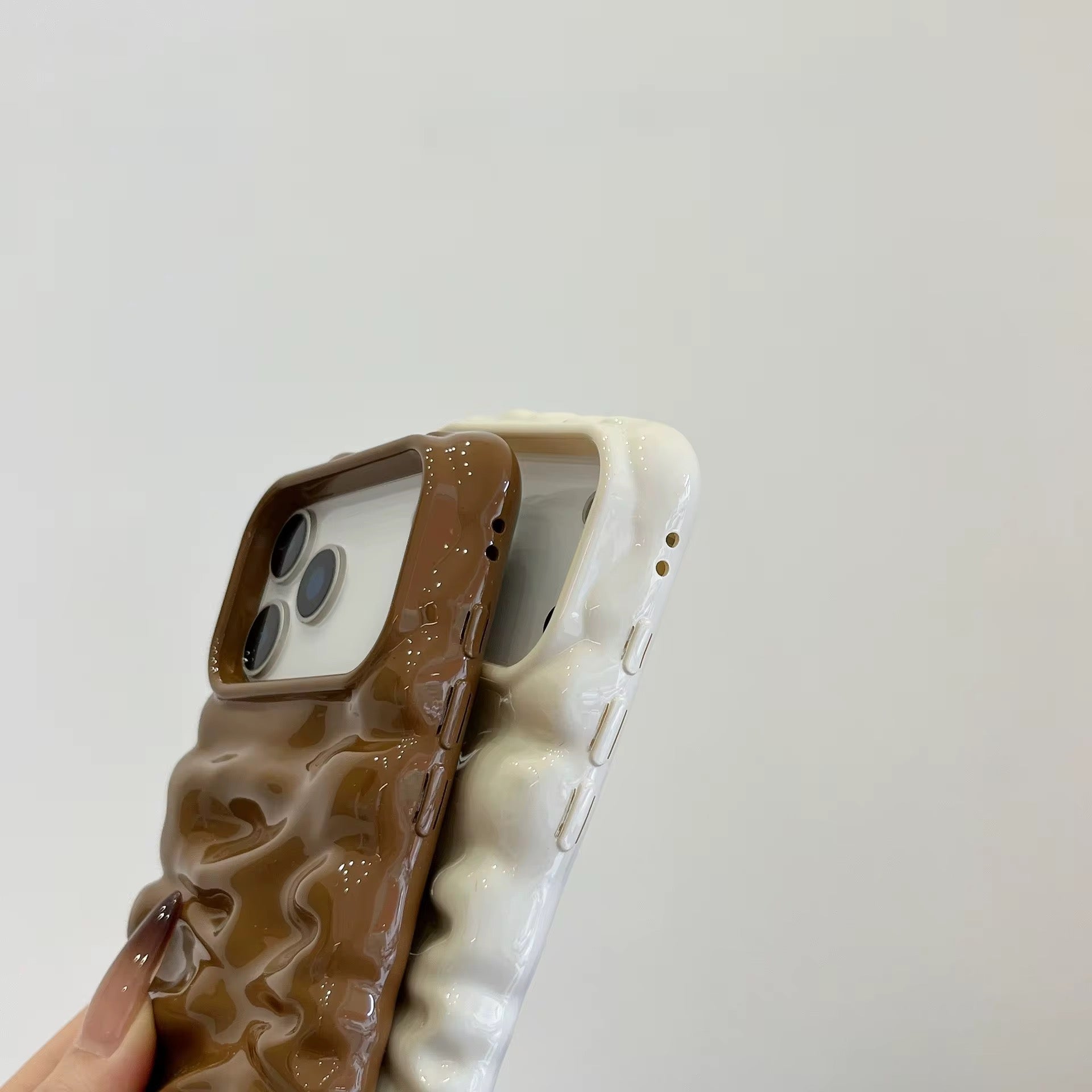 Subtle 3 Dimensional Pleated Glossy Pre-Order iPhone Case