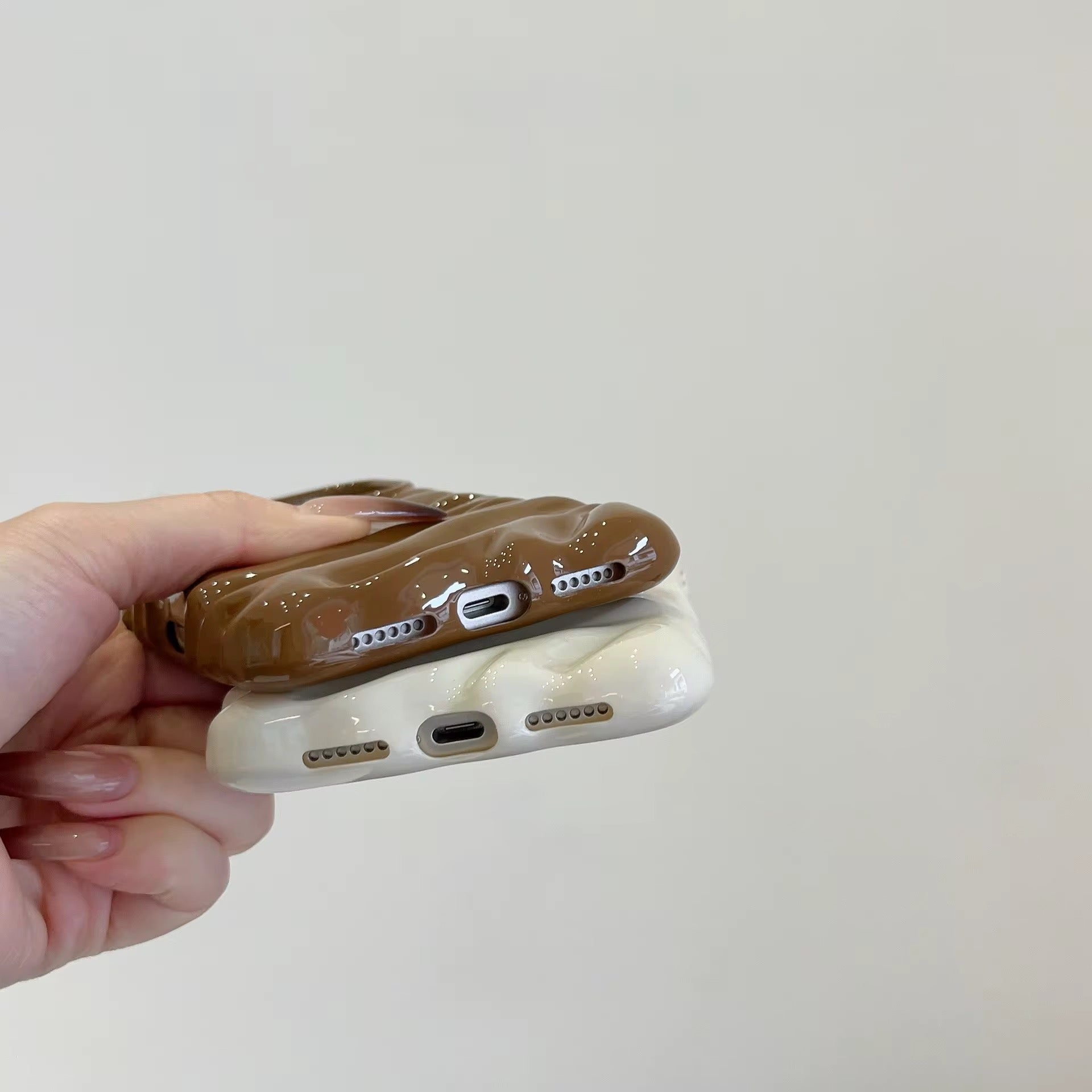 Subtle 3 Dimensional Pleated Glossy Pre-Order iPhone Case