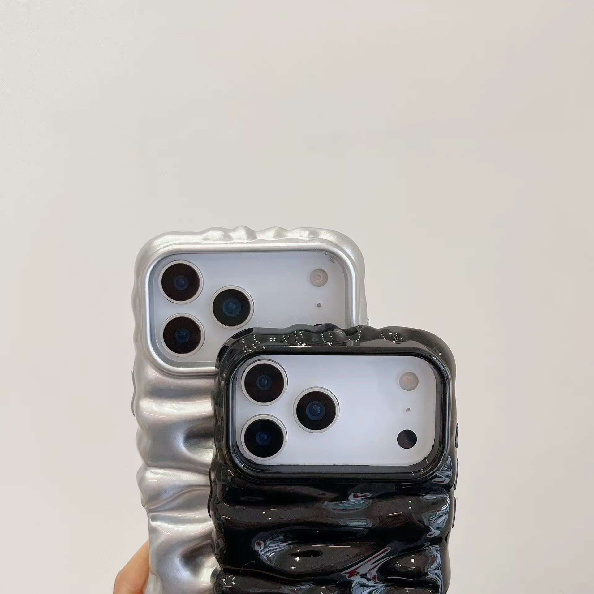 3 Dimensional Pleated Glossy Pre-Order iPhone Case