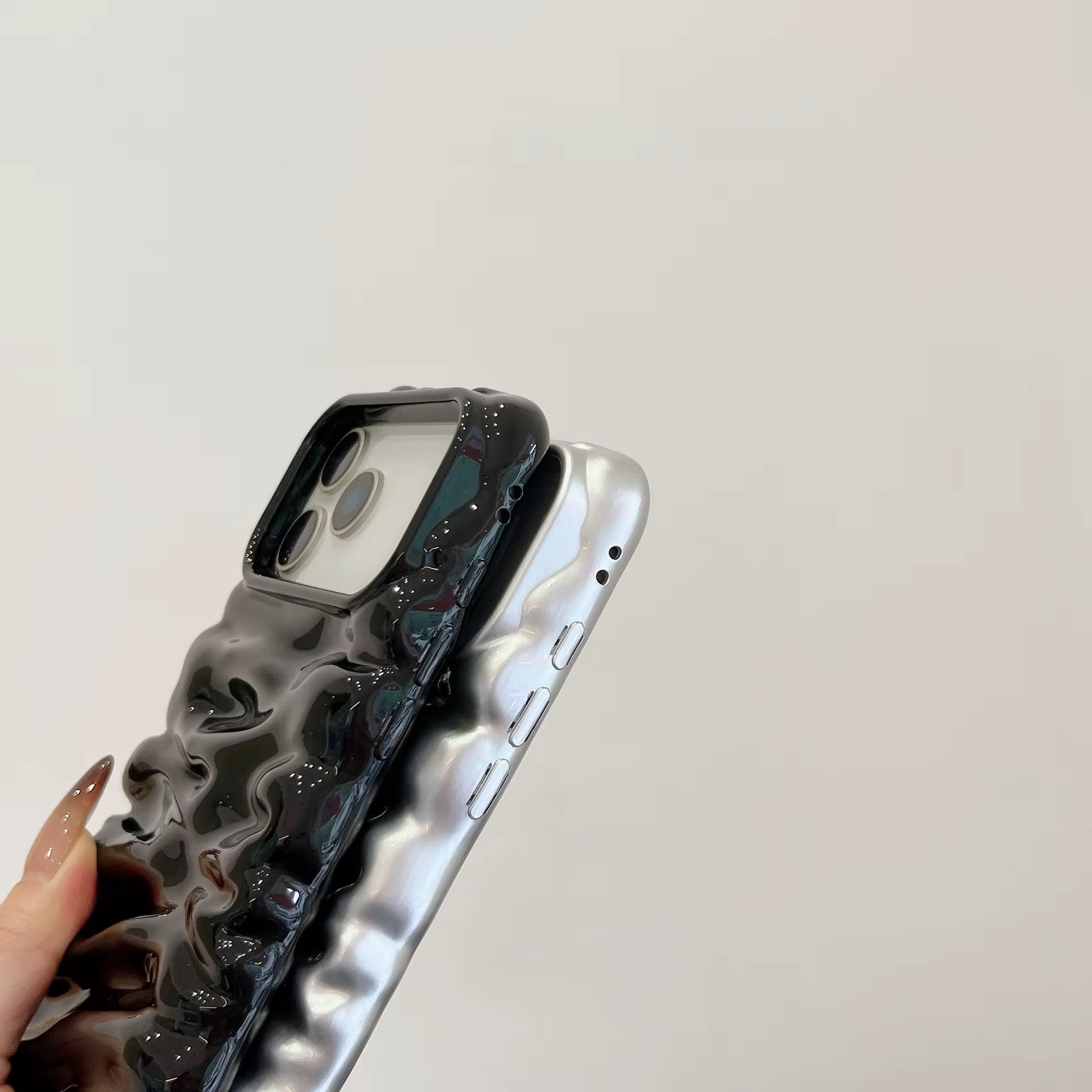 3 Dimensional Pleated Glossy Pre-Order iPhone Case