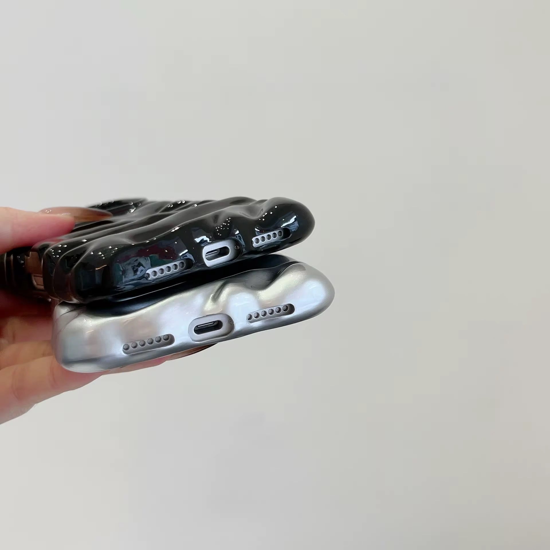 3 Dimensional Pleated Glossy Pre-Order iPhone Case