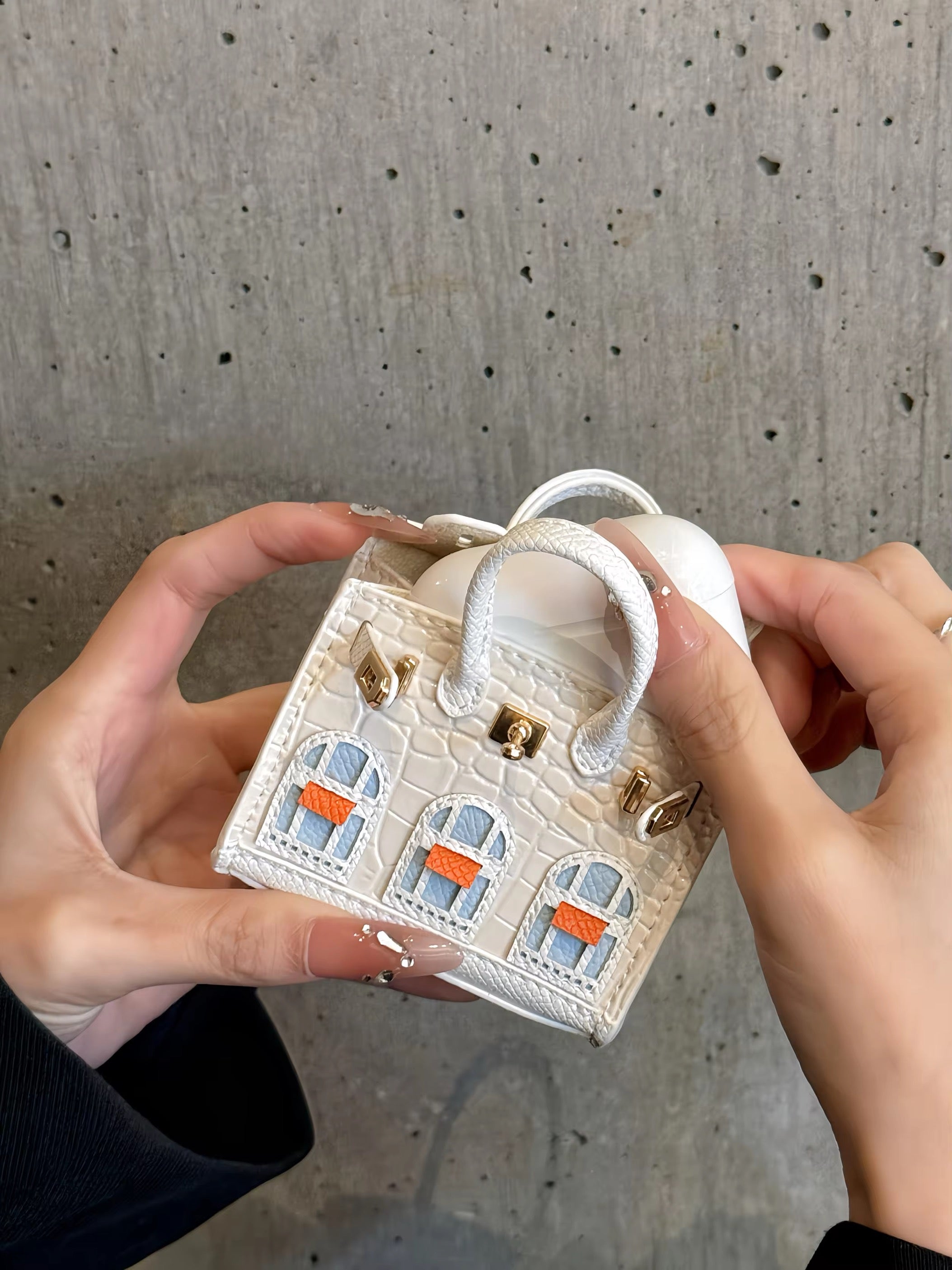 3D Fashion Leather Bag Pre-Order Airpod Case