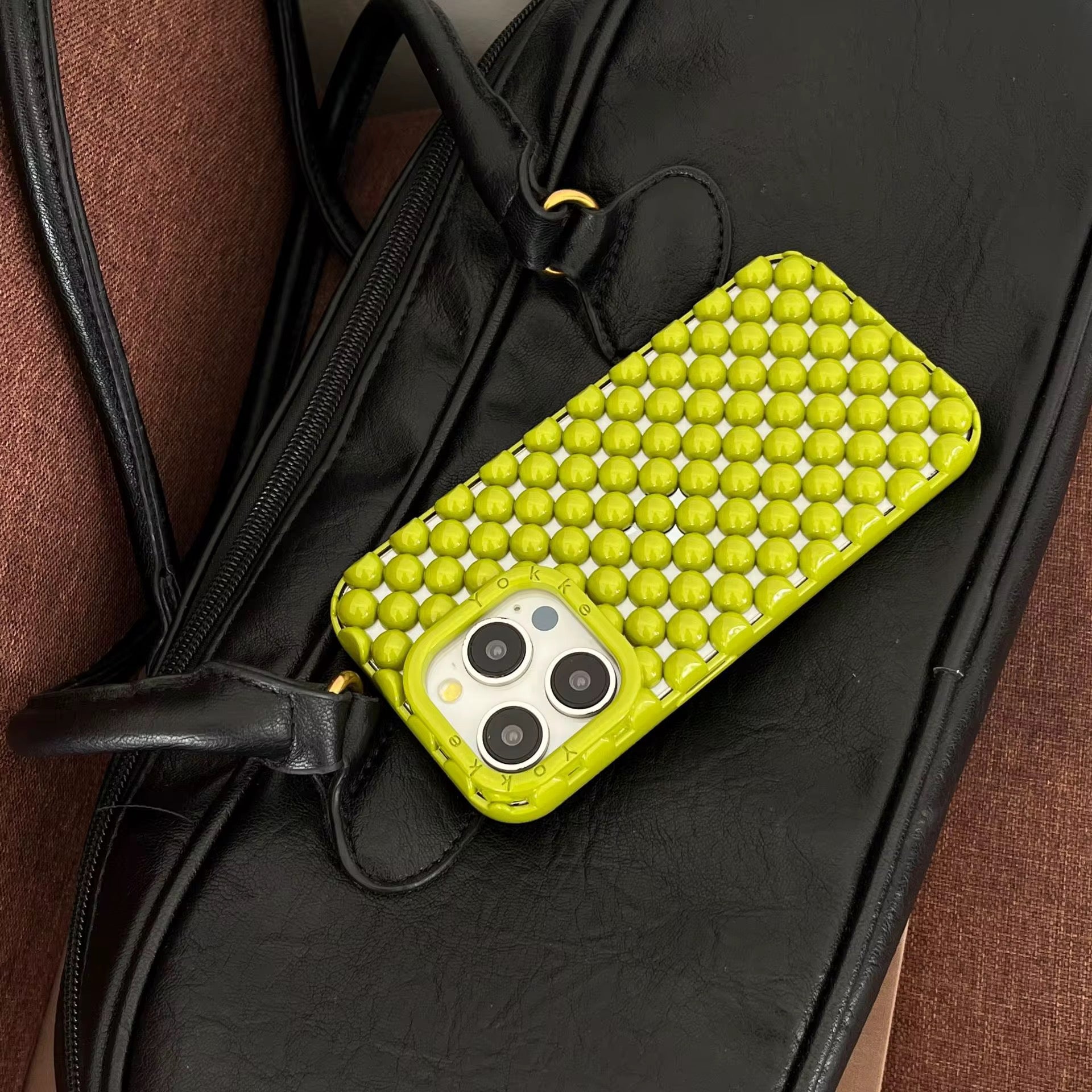 Cute Hollow Beads Shell Pre-Order iPhone Case