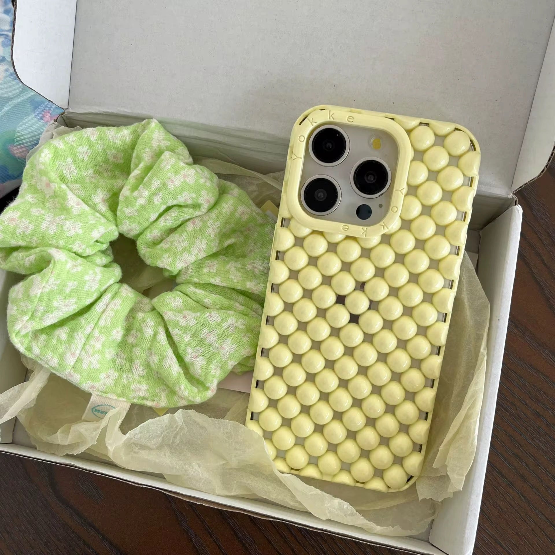 Cute Hollow Beads Shell Pre-Order iPhone Case