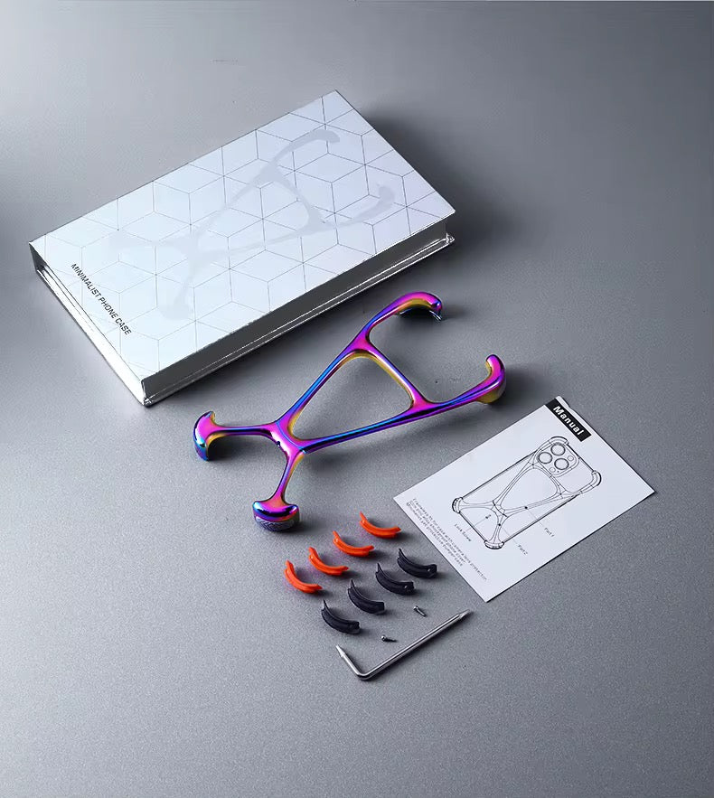 Luxury Premium Pre-Order Skeleton iPhone Sleek Aluminium Metal Rimless Bumper Case