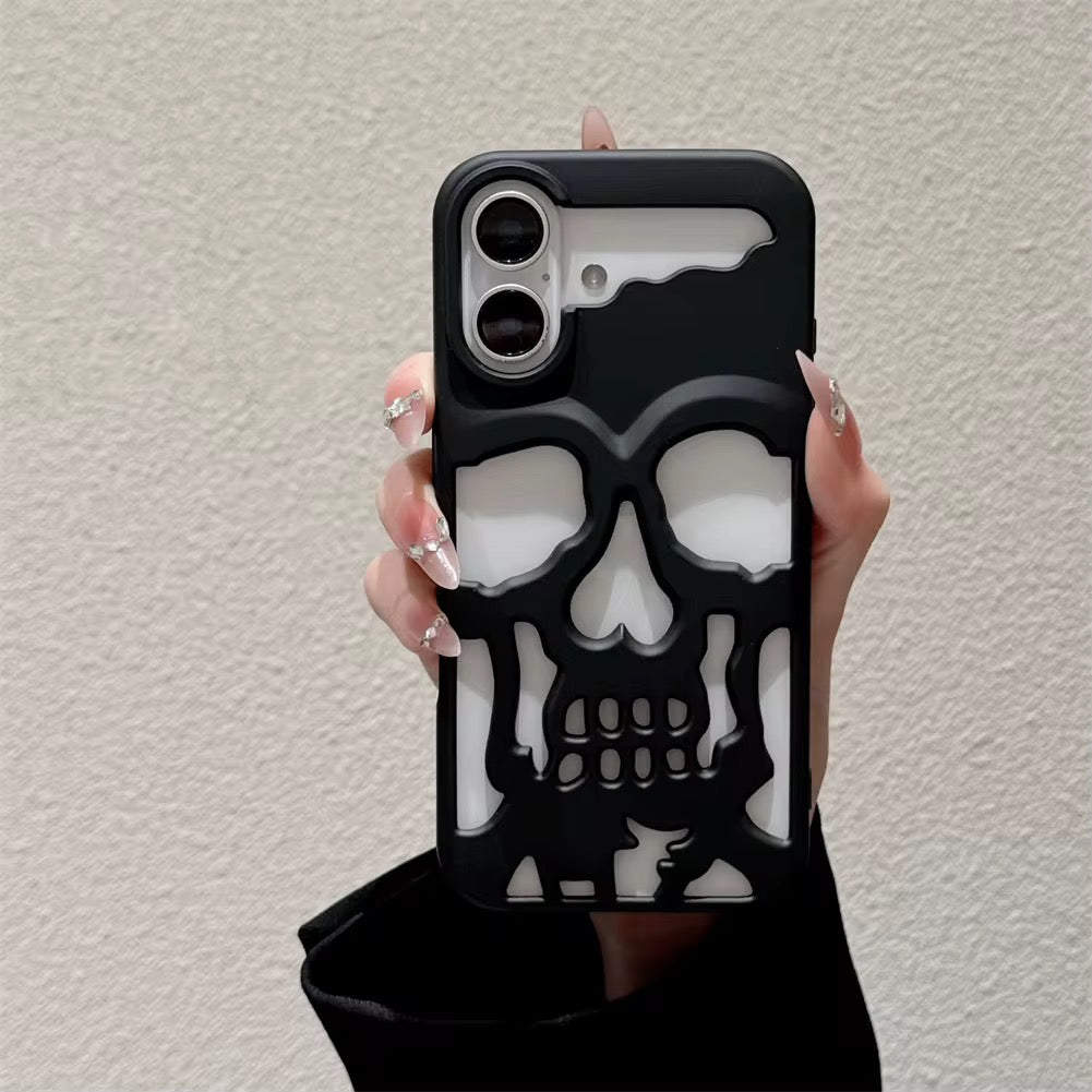 Skeleton Skull Heat Dissipation Matte iPhone Pre-Order Case