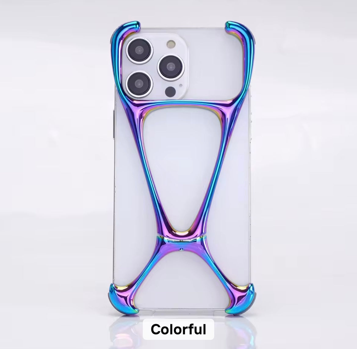 Luxury Premium Pre-Order Skeleton iPhone Sleek Aluminium Metal Rimless Bumper Case