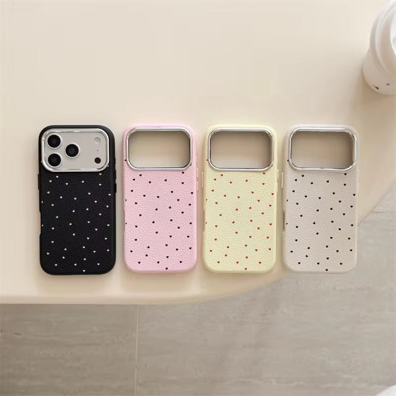 Korean Small Hearts iPhone Pre-Order Silicone Case