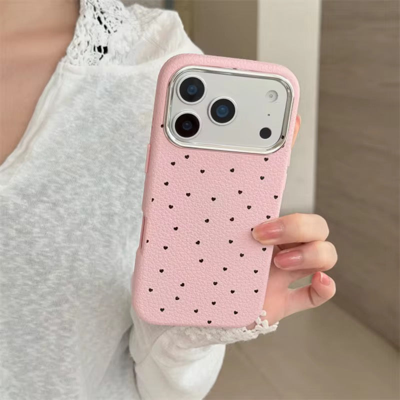 Korean Small Hearts iPhone Pre-Order Silicone Case