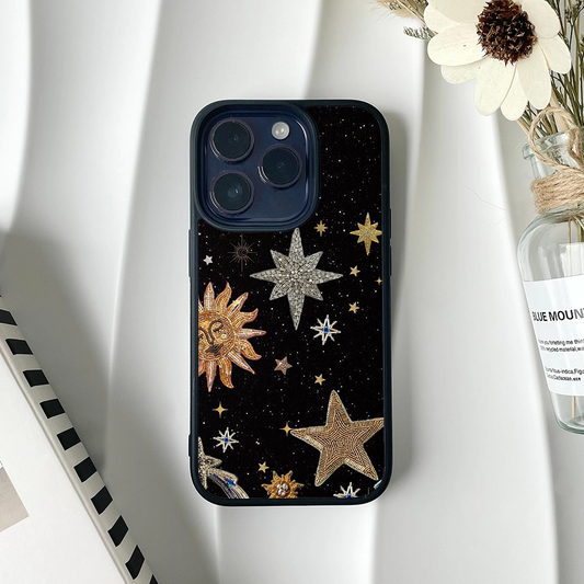 True Star Shining Galactic Charm Custom Glossy Metal Bumper Case