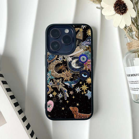 Pet Shining Galactic Custom Glossy Metal Bumper Case